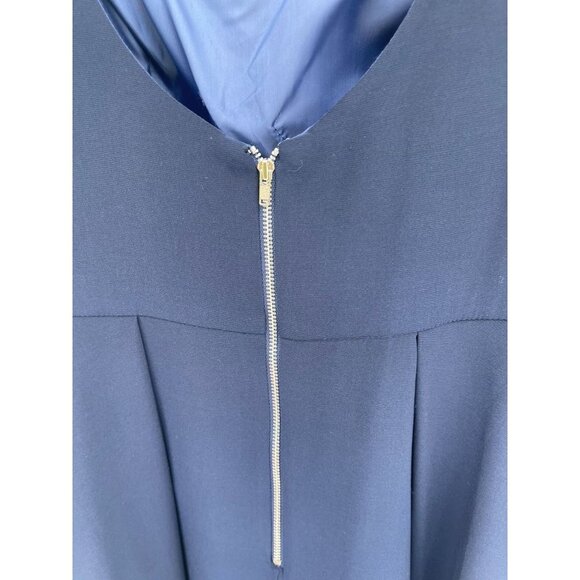 Aqua Womens Sleeveless Colorblock High Low Dress Navy Pink Sz 8 - Picture 6 of 11